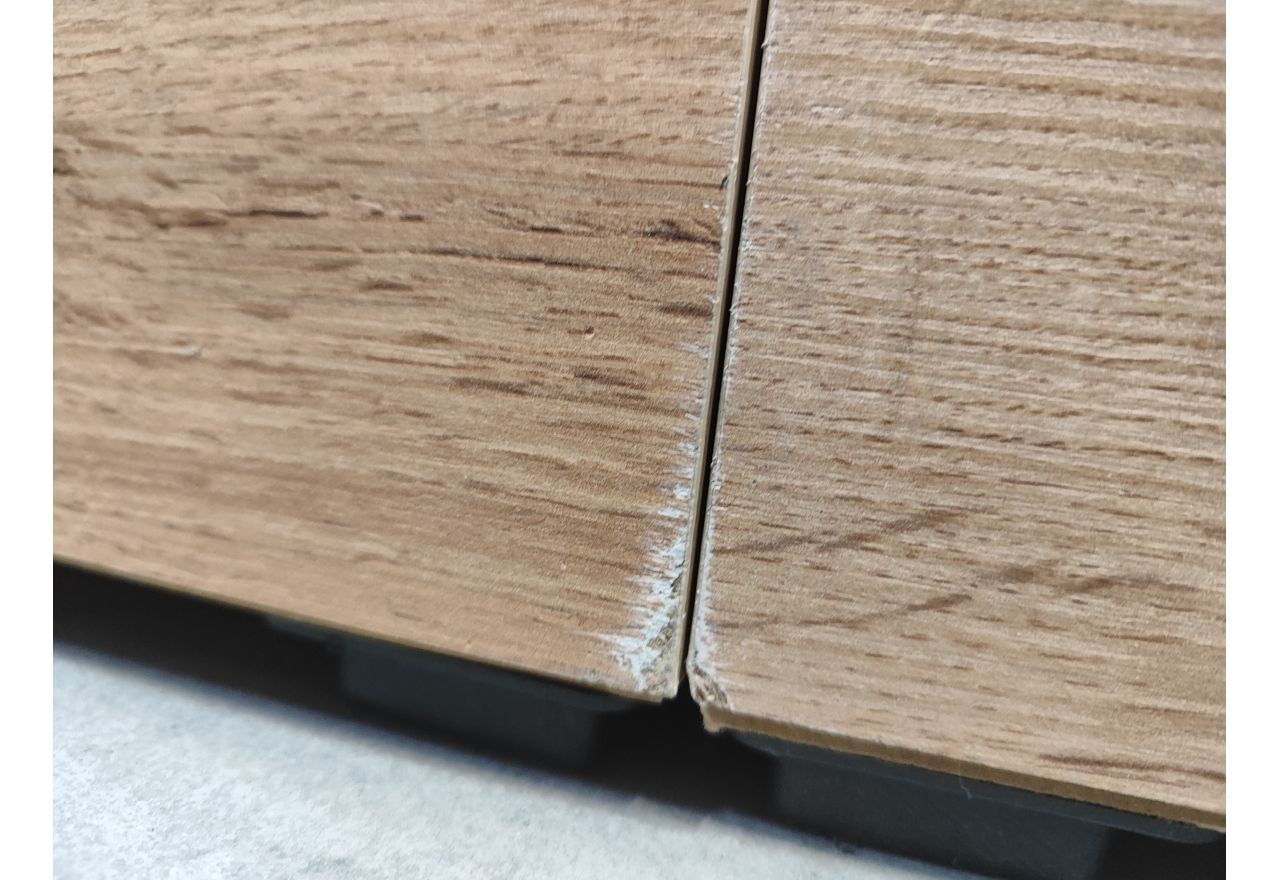 Łóżko kontynentalne ALBERO 2 KING DUO 160x200 - Soft 34 - brązowa ekoskóra - OUTLETU