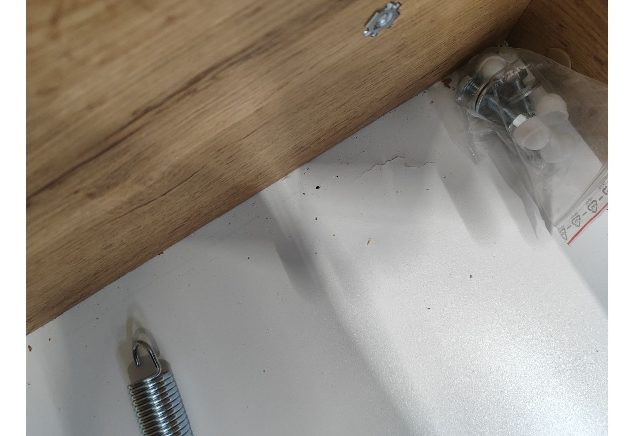 Łóżko kontynentalne ALBERO 2 KING DUO 160x200 - Soft 34 - brązowa ekoskóra - OUTLETU