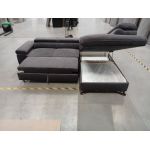 Narożnik PETER L - Monolith 92 - ciemny szary - OUTLETU