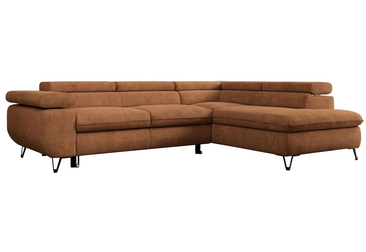 Narożnik PETER L - Matana 08 - pomarańczowy - OUTLET