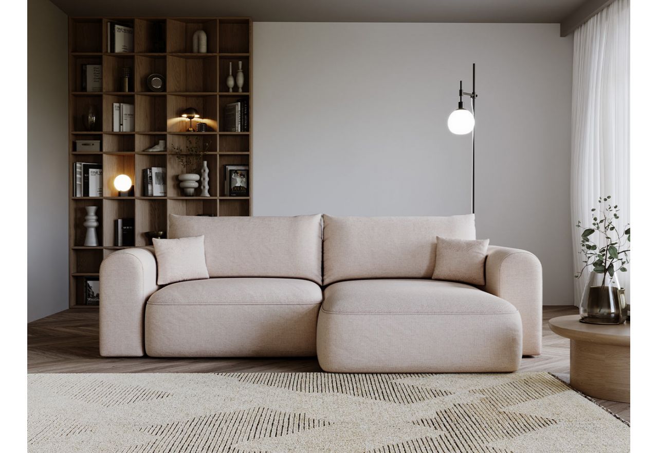 Narożnik NELSON L - Storm 02 - beżowy - OUTLET