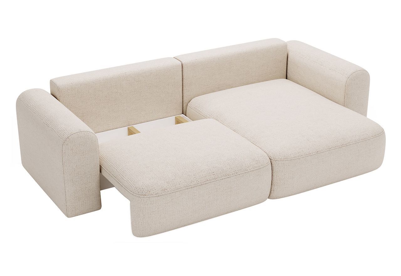 Narożnik NELSON L - Storm 02 - beżowy - OUTLET