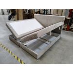 Łóżko kontynentalne TILIANO KING 200x200 - Tilia 01 - beżowy - OUTLETU