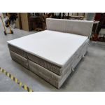 Łóżko kontynentalne TILIANO KING 200x200 - Tilia 01 - beżowy - OUTLETU