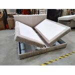 Łóżko kontynentalne TILIANO KING 200x200 - Tilia 01 - beżowy - OUTLETU