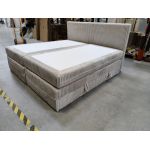 Łóżko kontynentalne TILIANO KING 200x200 - Tilia 01 - beżowy - OUTLETU