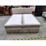 Łóżko kontynentalne TILIANO KING 200x200 - Tilia 01 - beżowy - OUTLETU