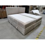 Łóżko kontynentalne TILIANO KING 200x200 - Tilia 01 - beżowy - OUTLETU