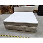 Łóżko kontynentalne TILIANO KING 200x200 - Tilia 01 - beżowy - OUTLETU