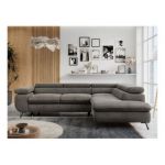 Narożnik PETER L - Monolith 92 - ciemny szary - OUTLETU