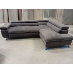 Narożnik PETER L - Monolith 92 - ciemny szary - OUTLETU