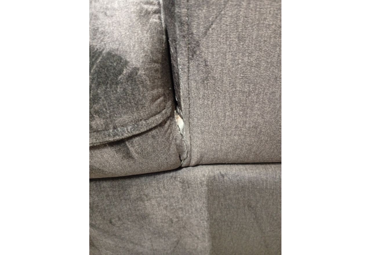 Narożnik PETER L - Monolith 92 - ciemny szary - OUTLETU