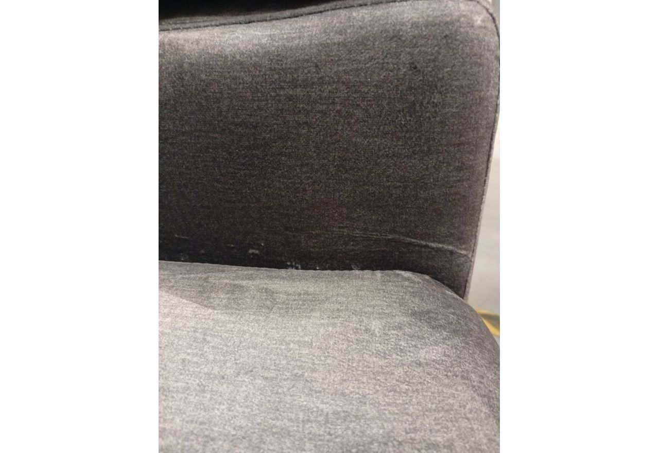 Narożnik PETER L - Monolith 92 - ciemny szary - OUTLETU