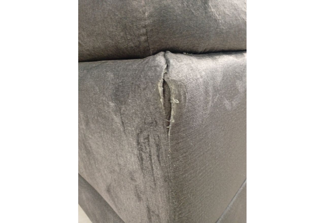 Narożnik PETER L - Monolith 92 - ciemny szary - OUTLETU