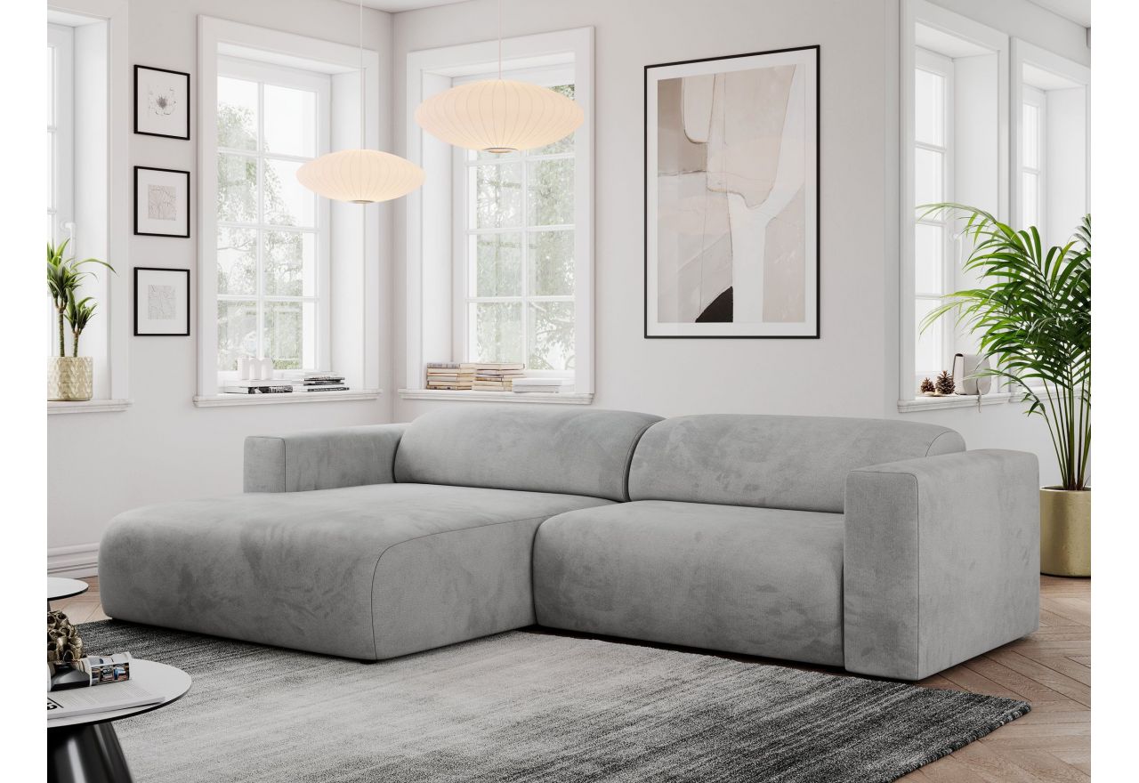 Narożnik PASADENA L - Monolith 84 - jasny szary - OUTLETU