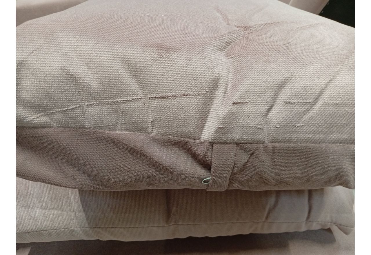 Narożnik LANG L - Kronos 27 - różowy - OUTLETU