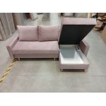 Narożnik LANG L - Kronos 27 - różowy - OUTLETU