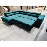 Narożnik PETER L - Monolith 37 - zielony - OUTLETU