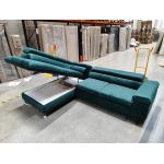 Narożnik PETER L - Monolith 37 - zielony - OUTLETU