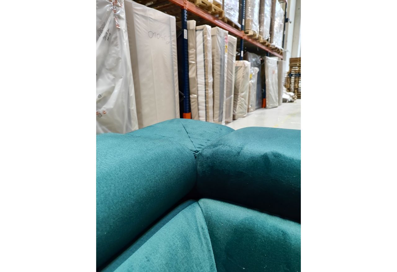 Narożnik PETER L - Monolith 37 - zielony - OUTLETU