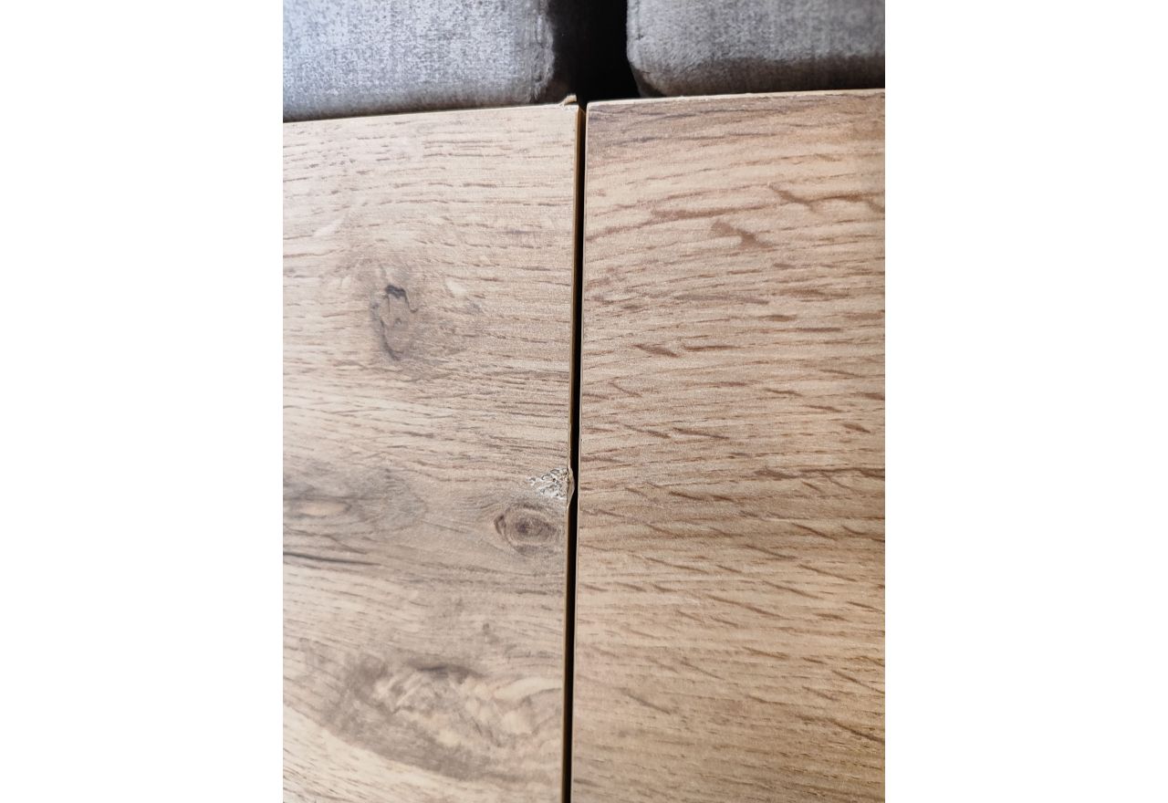 Łóżko kontynentalne AMORE 200x200 - Monolith 15 - brązowy - OUTLETU