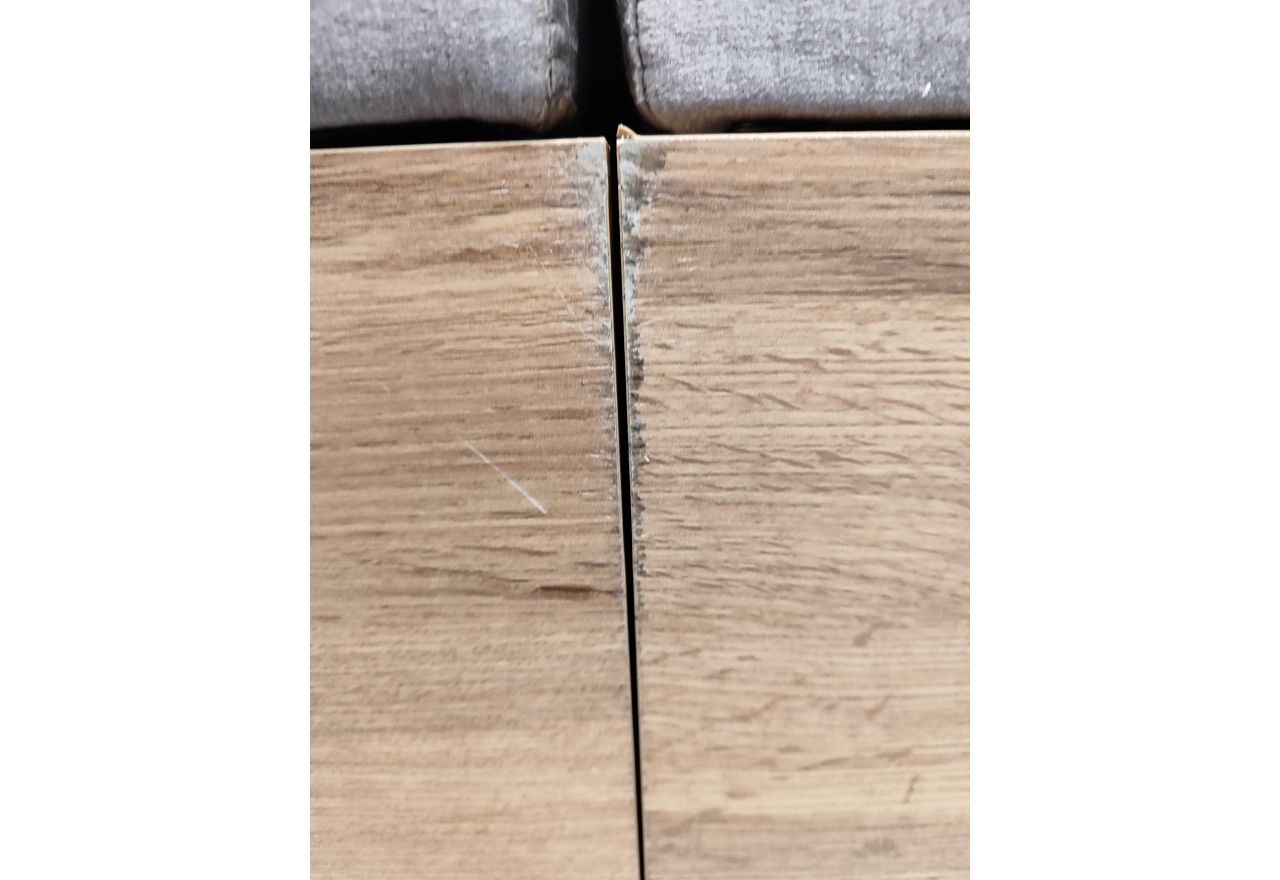 Łóżko kontynentalne AMORE 200x200 - Monolith 15 - brązowy - OUTLETU