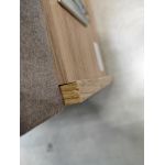 Łóżko kontynentalne AMORE 200x200 - Monolith 15 - brązowy - OUTLETU