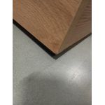 Łóżko kontynentalne BELLISSIMO KING 180x200 - Soft 34 - brązowa ekoskóra - OUTLETU