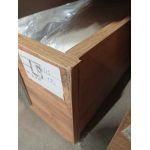 Łóżko kontynentalne BELLISSIMO KING 180x200 - Soft 34 - brązowa ekoskóra - OUTLETU