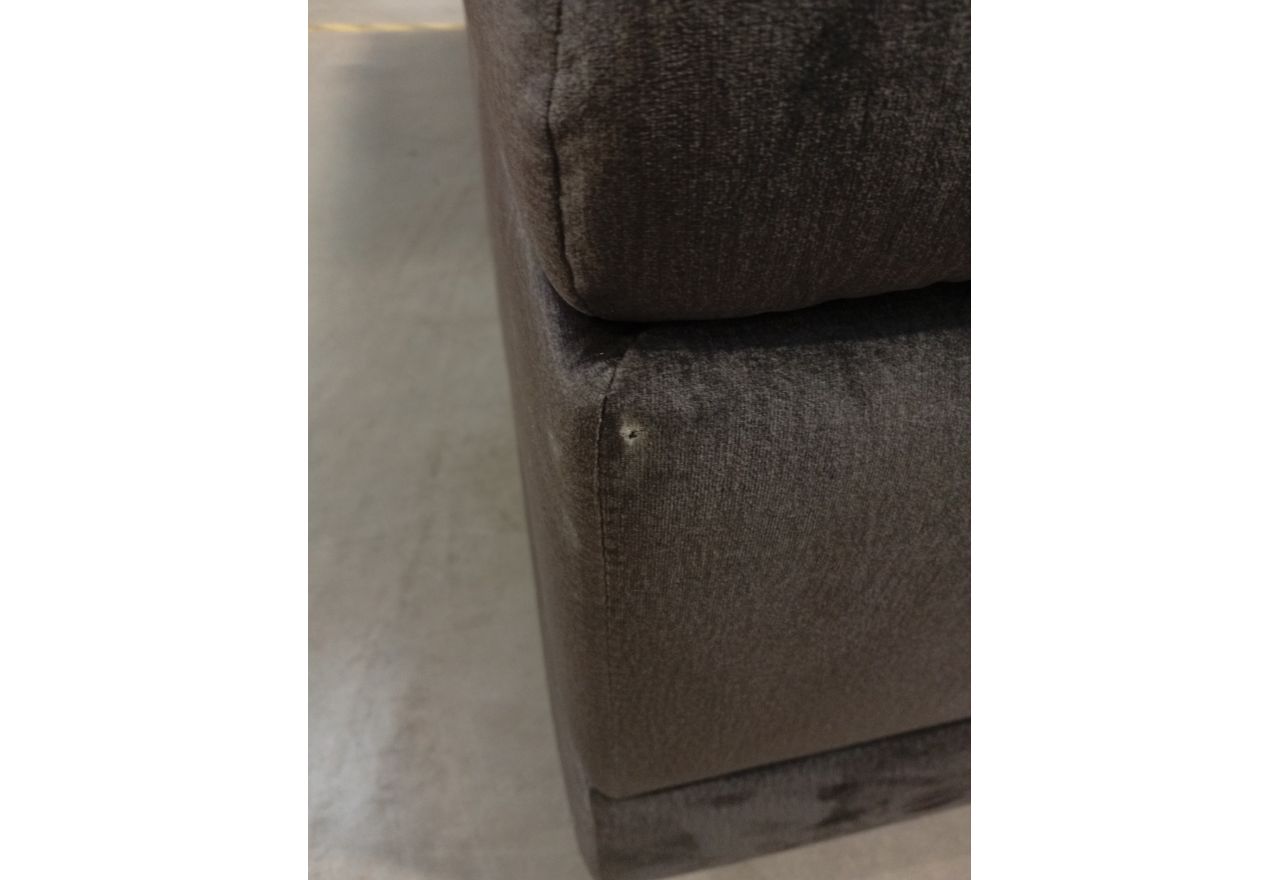 Narożnik PETER L - Monolith 92 - ciemny szary - OUTLETU