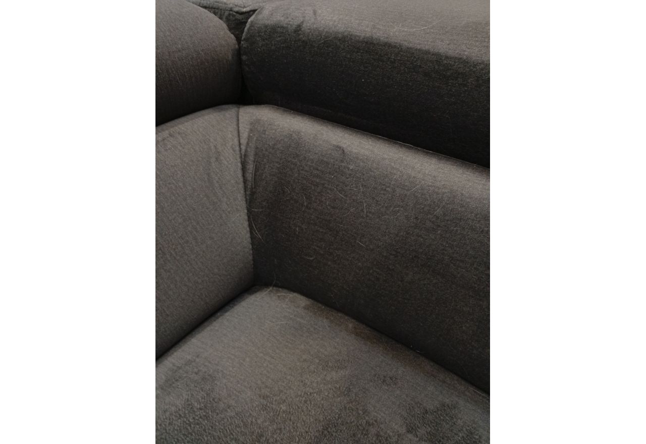 Narożnik PETER L - Monolith 92 - ciemny szary - OUTLETU