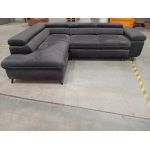 Narożnik PETER L - Monolith 92 - ciemny szary - OUTLETU