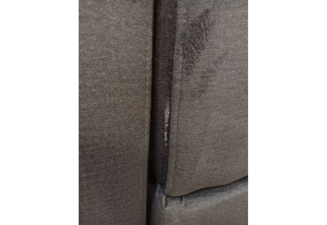 Narożnik PETER L - Monolith 92 - ciemny szary - OUTLETU