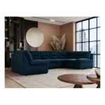 Narożnik COMODO U - Monolith 77 - niebieski - OUTLET