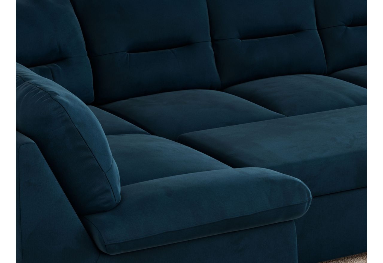 Narożnik COMODO U - Monolith 77 - niebieski - OUTLET