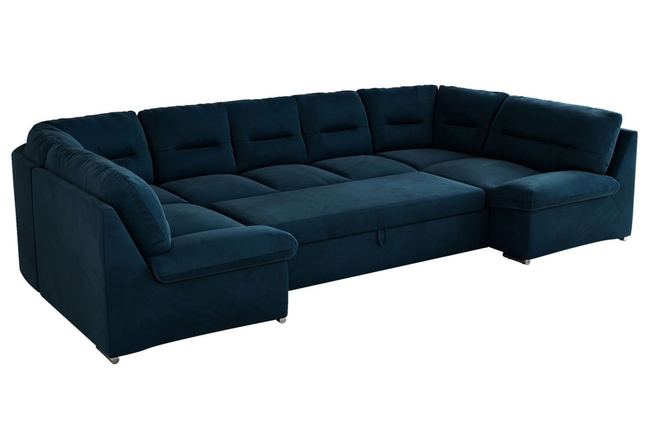 Narożnik COMODO U - Monolith 77 - niebieski - OUTLET