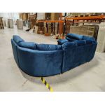 Narożnik COMODO U - Monolith 77 - niebieski - OUTLET