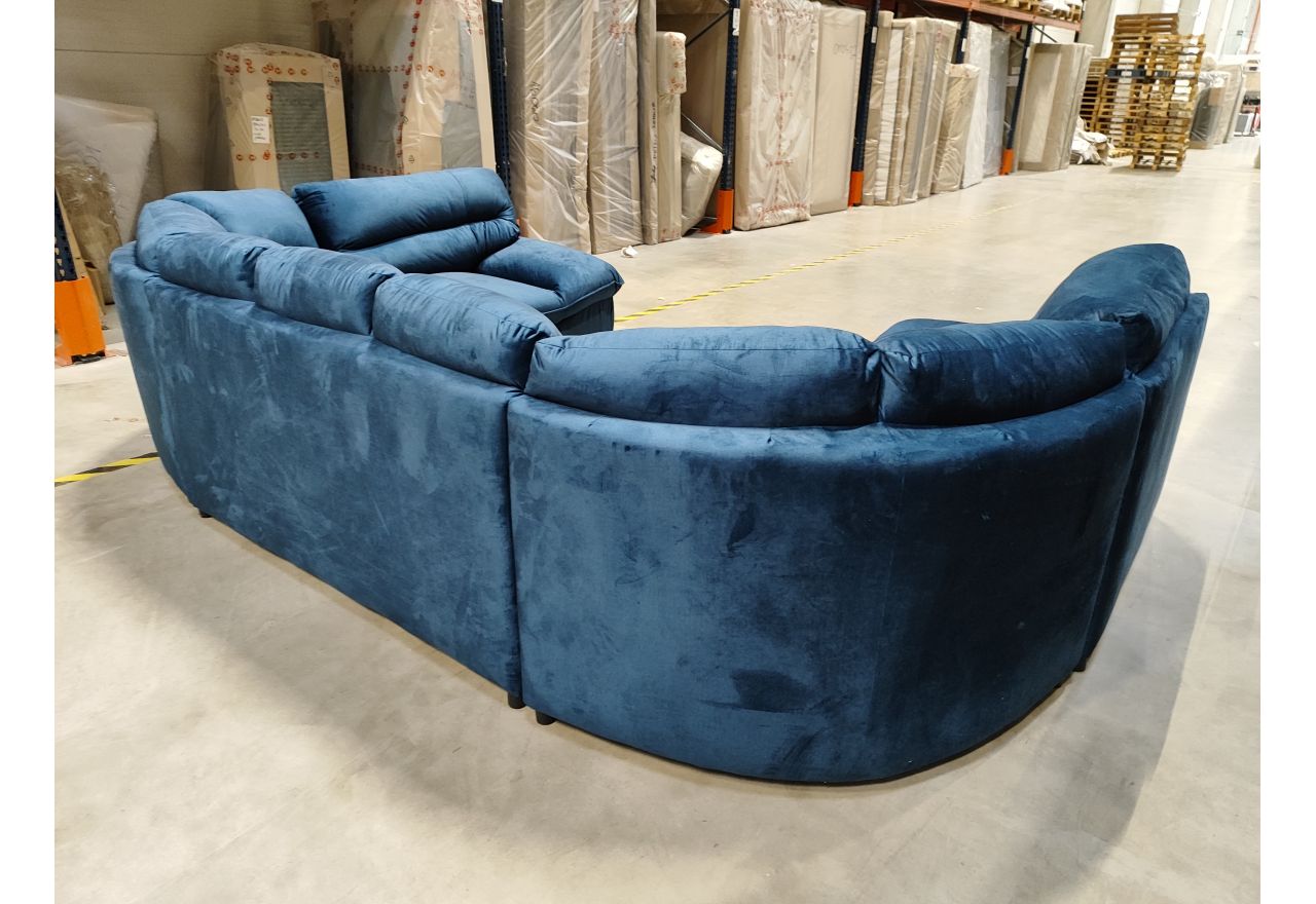 Narożnik COMODO U - Monolith 77 - niebieski - OUTLET