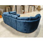 Narożnik COMODO U - Monolith 77 - niebieski - OUTLET