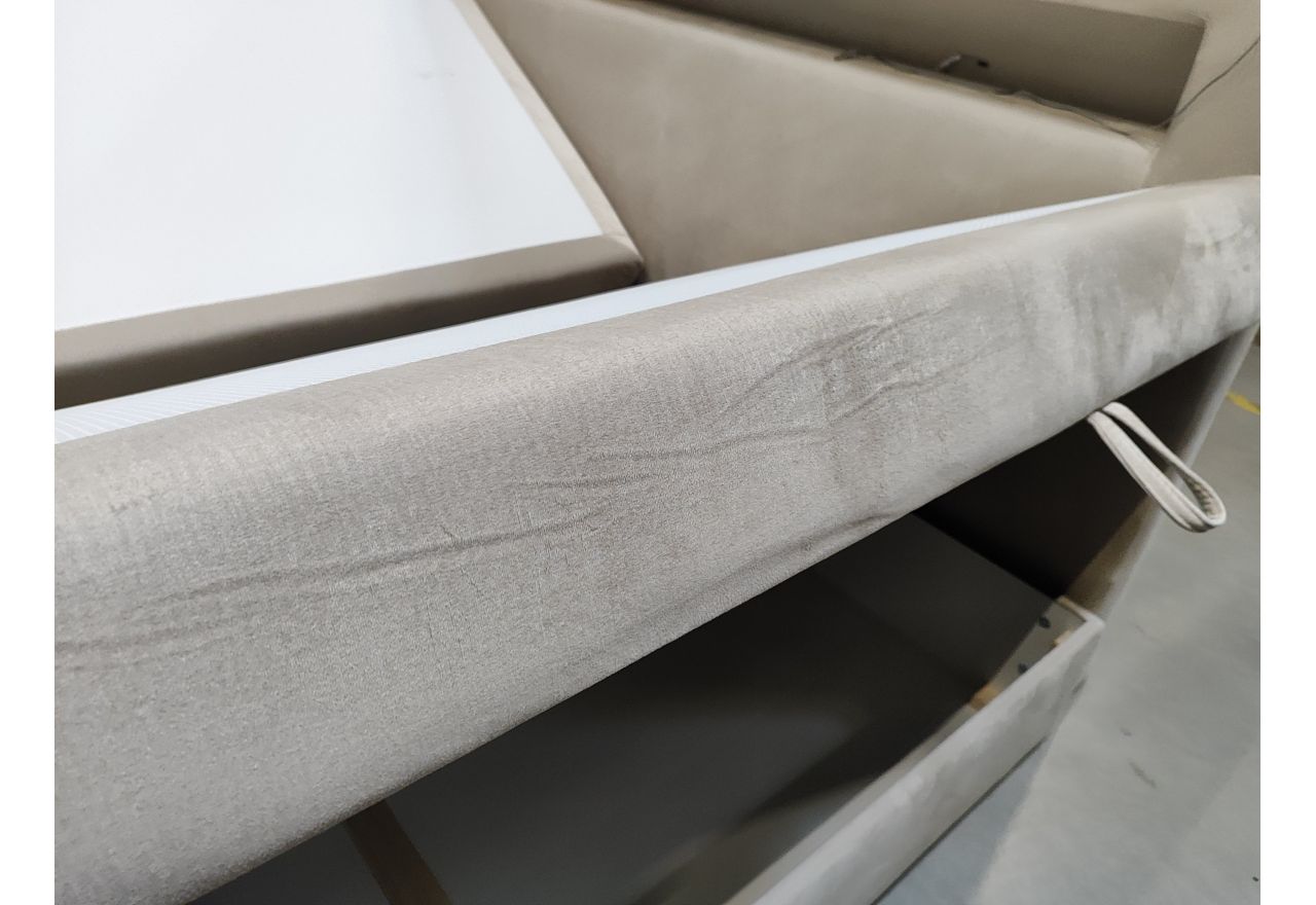 Łóżko kontynentalne GOLD 5 KING 200x200 - Monolith 02 - beżowy - OUTLETU