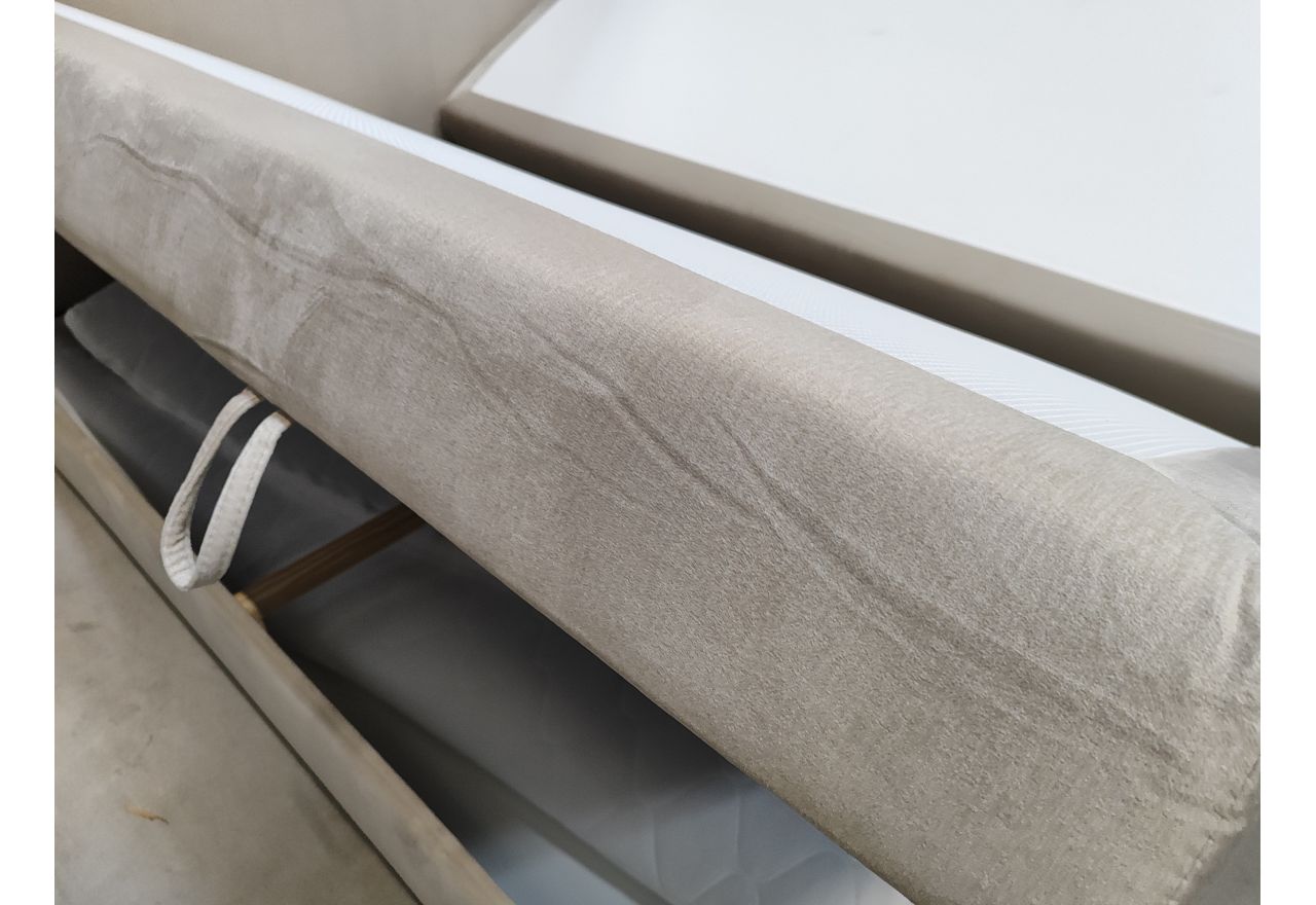 Łóżko kontynentalne GOLD 5 KING 200x200 - Monolith 02 - beżowy - OUTLETU