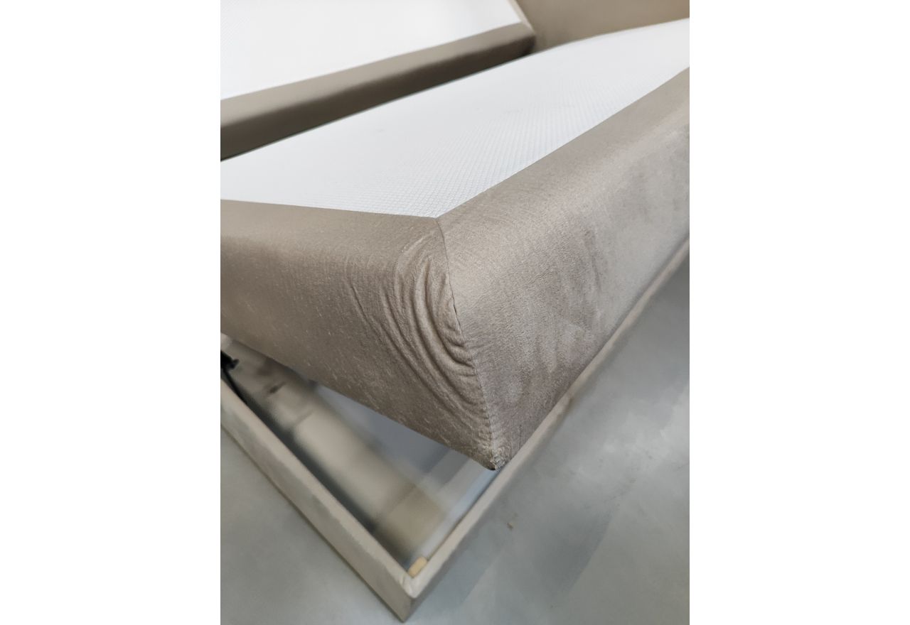 Łóżko kontynentalne GOLD 5 KING 200x200 - Monolith 02 - beżowy - OUTLETU