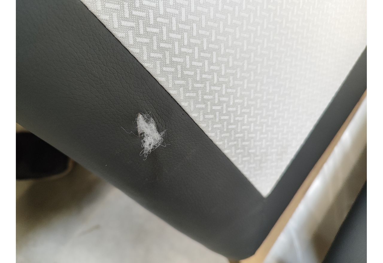 Łóżko kontynentalne VENETO KING 200x200 - Soft 20 - szara ekoskóra - OUTLETU