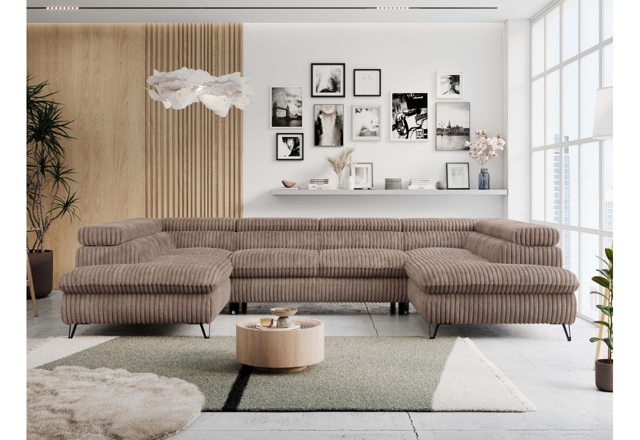 Narożnik PETER U - Tilia 17 - brązowy - OUTLET