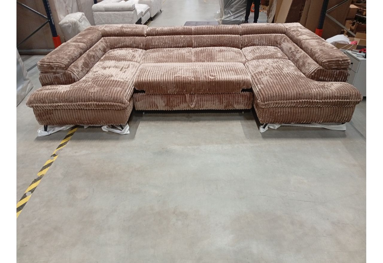 Narożnik PETER U - Tilia 17 - brązowy - OUTLET