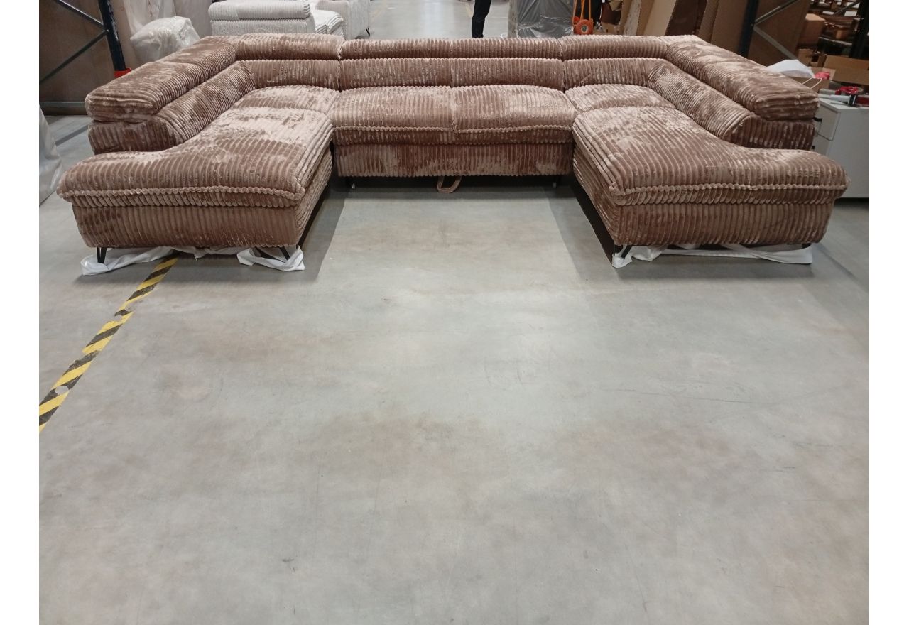 Narożnik PETER U - Tilia 17 - brązowy - OUTLET