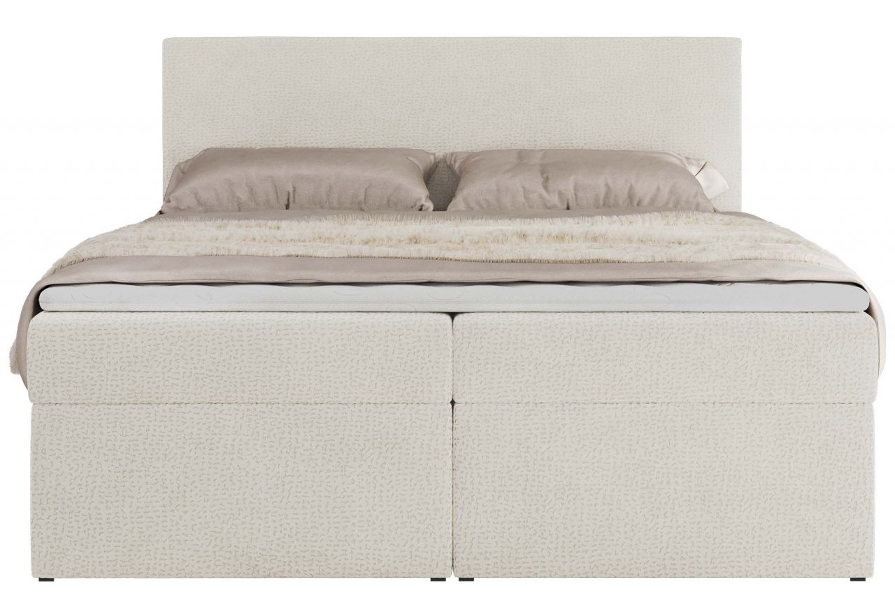 Łóżko kontynentalne JAGUAR 160x200 - Jaguar 01 - beżowy - OUTLET