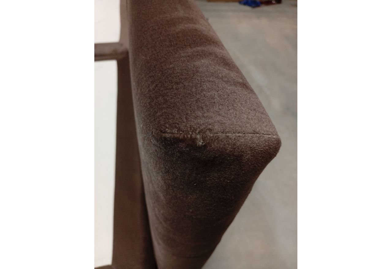 Łóżko kontynentalne ERNI KING 200x200 - Monolith 15 - brązowy - OUTLETU