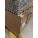 Łóżko kontynentalne VENETO KING 160x200 - Matana 17 - beżowy - OUTLETU