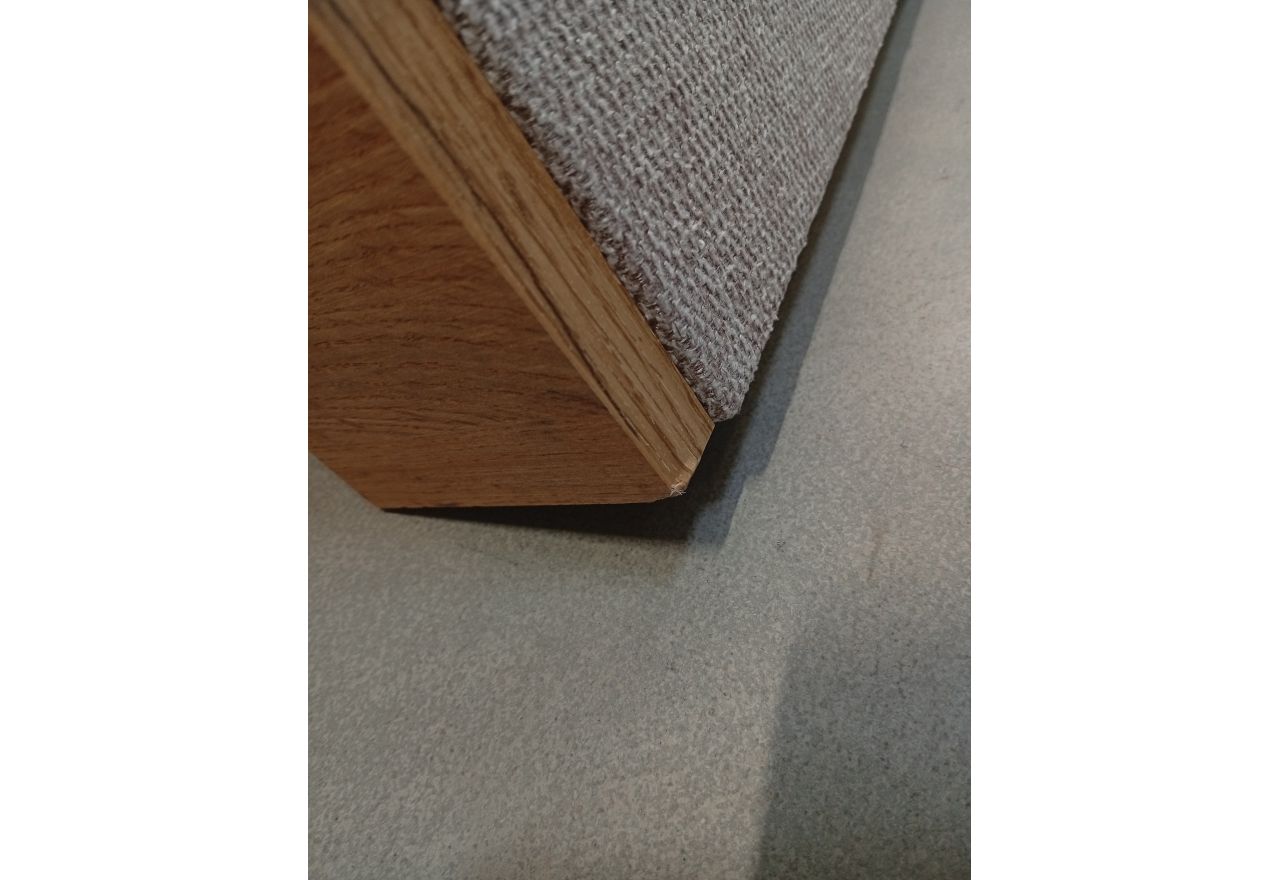 Łóżko kontynentalne VENETO KING 160x200 - Matana 17 - beżowy - OUTLETU